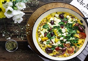 طرز تهیه املت یونانی | یک صبحانه سالم و خوشمزه