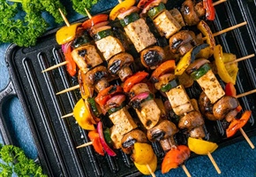 طرز تهیه کباب چنجه گیاهی، غذای رژیمی عالی