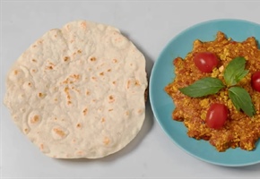 طرز تهیه میرزا قاسمی با بادمجان کبابی مجلسی و خوشمزه