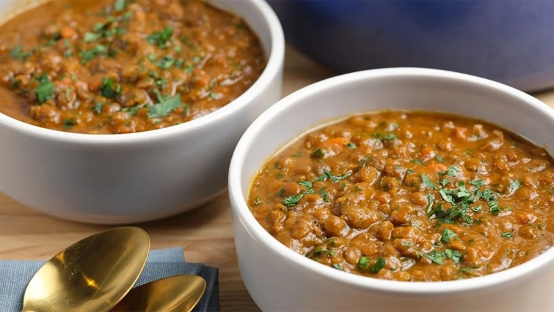 طرز تهیه عدسی خوشمزه و لعابدار بهتر از رستوران