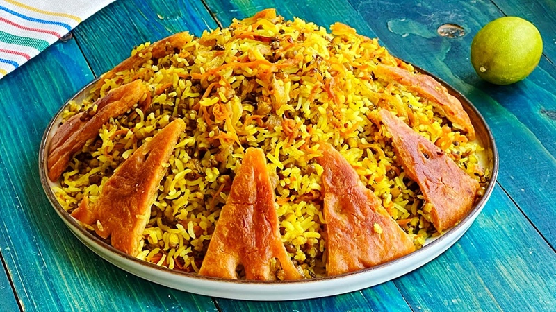 طرز تهیه ماش پلو با گوشت چرخ کرده در سه سوت