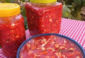 طرز تهیه ترشی مشهدی یا گوجه فرنگی