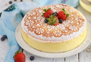 طرز تهیه چیز کیک ژاپنی به روش بن ماری