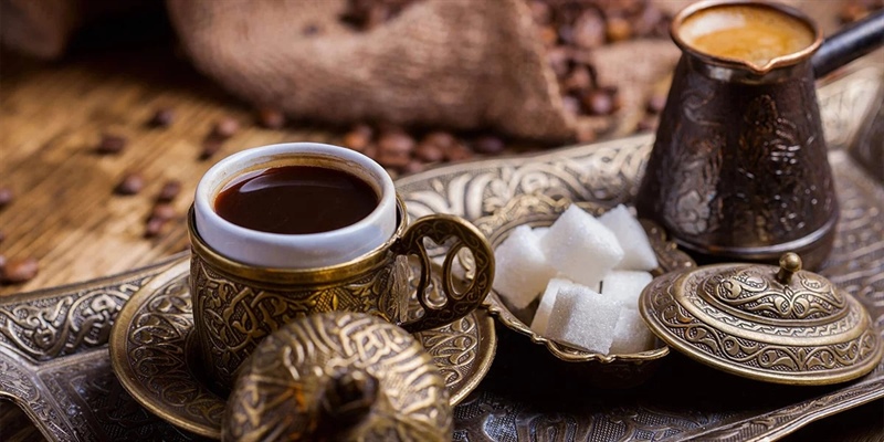 طرز تهیه قهوه ترک ؛ با شیر و بدون شیر