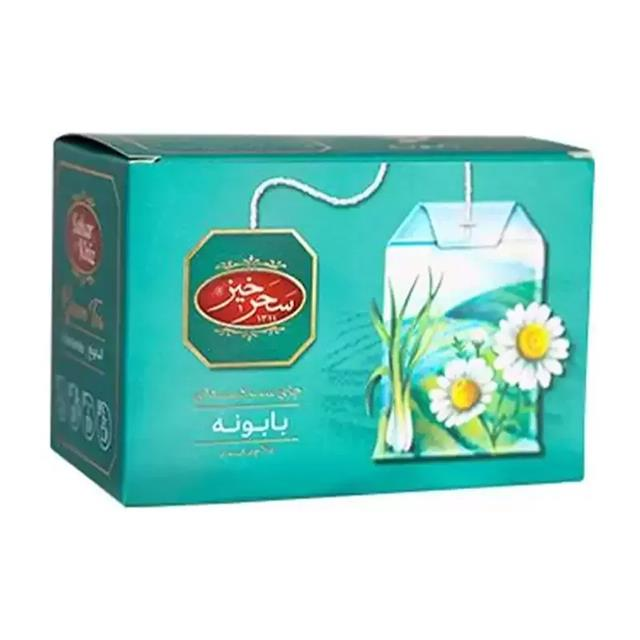 چای سبز کیسه ای با طعم بابونه