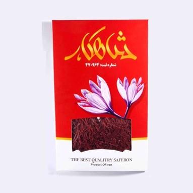سه گرمی زعفران سرگل درجه یک پاکتی