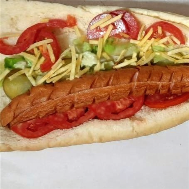 هات داگ با قارچ و پنیر پیتزا