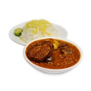 چلو قیمه بادمجان