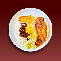 چلو سینه مرغ سس پز