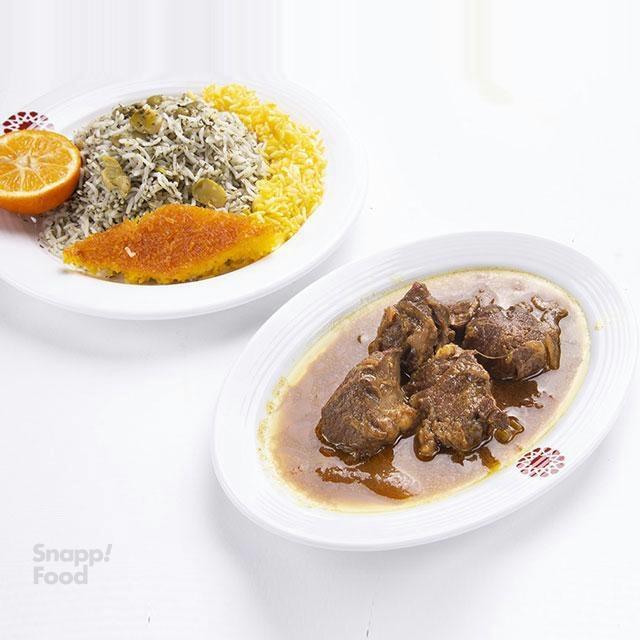 باقالی پلو با گوشت