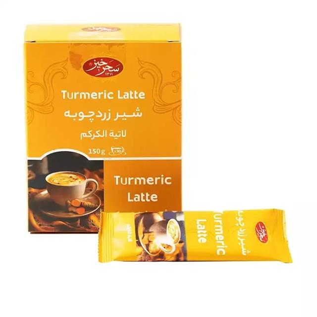 لاته زردچوبه 10 عددی جعبه