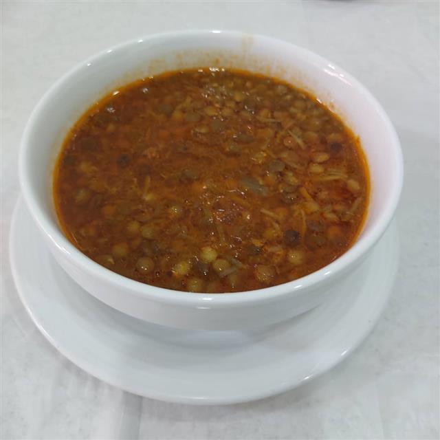 خوراک عدس