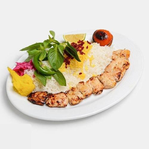 چلو جوجه دو سیخه ویژه 340 گرمی