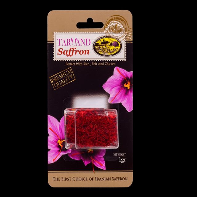 زعفران سرگل ۱ گرم قوطی کریستال کارت اصالت