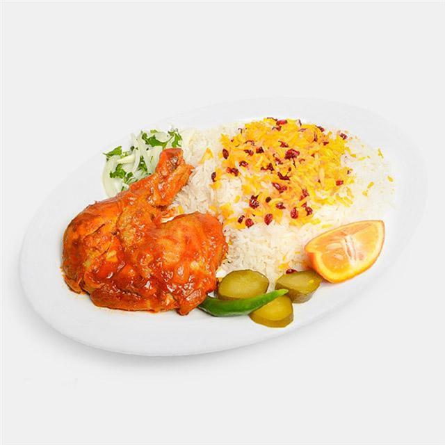 زرشک پلو با مرغ