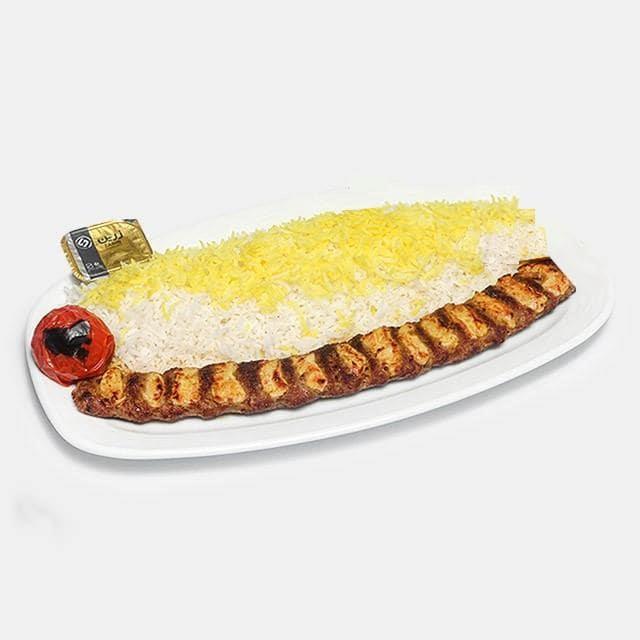 چلو کباب نگین دار