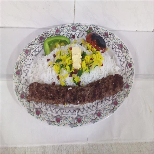 چلو کباب کوبیده