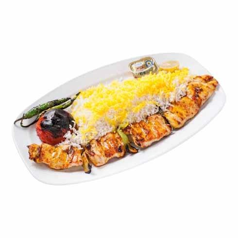 جوجه کباب مخصوص 2 سیخه