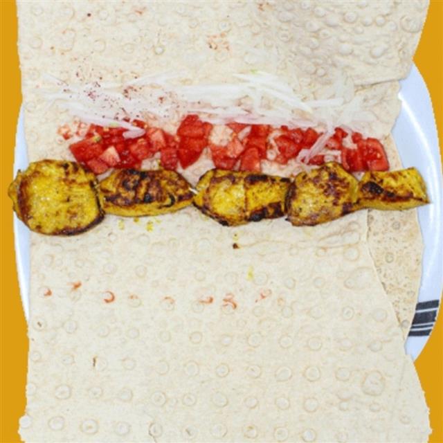 لقمه (بلّه)کباب جوجه