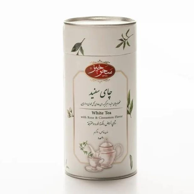 چای سفید هرمی 20 عددی قوطی