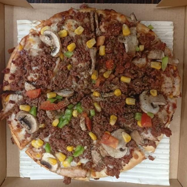 پیتزا بیف قورمه سایز(۱۹cm)