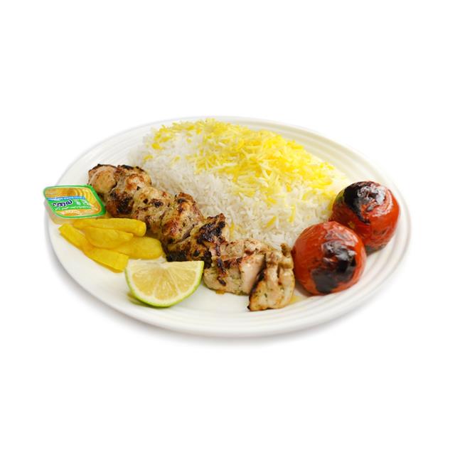 چلو جوجه کباب معمولی