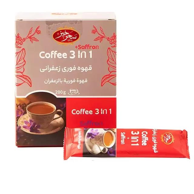 قهوه 1*3 زعفرانی 10 عددی جعبه