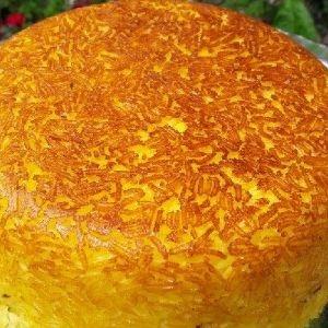 کته قالبی زعفرانی