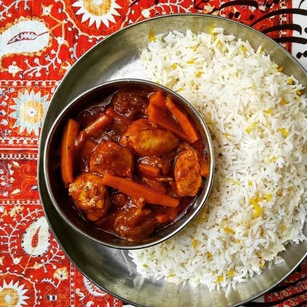 چلو خورشت هویج