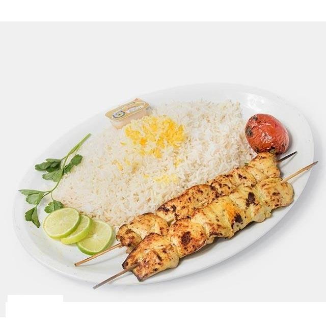 چلو جوجه دو سیخه 260 گرمی