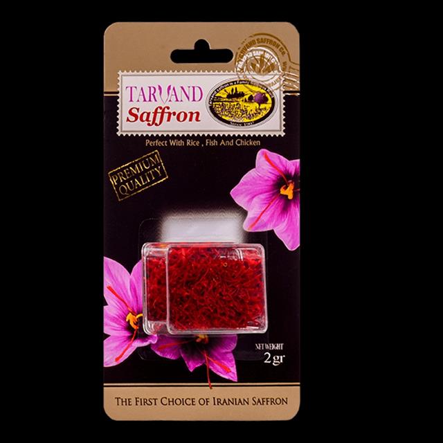 زعفران سرگل ۲ گرم قوطی کریستال کارت اصالت